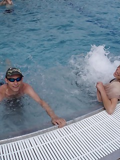 Swimming pool got us